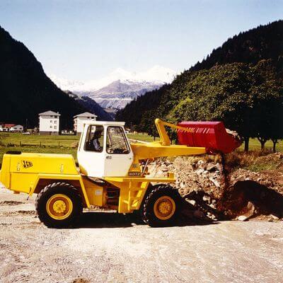 A JCB 110 tracked loader