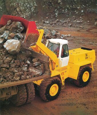 A JCB 428 wheeled loader